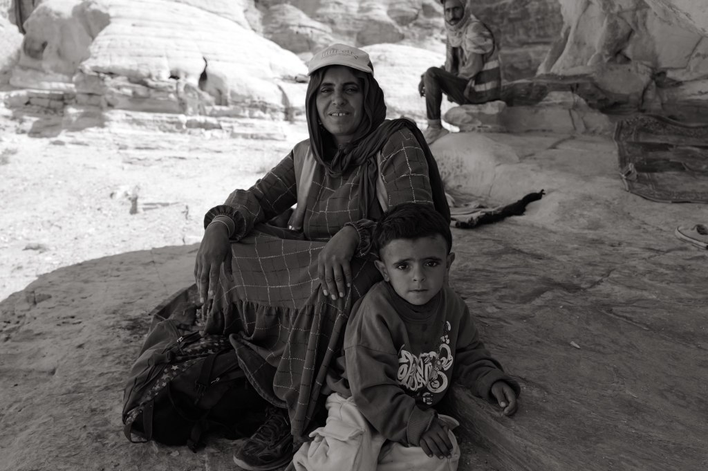 Woman and child