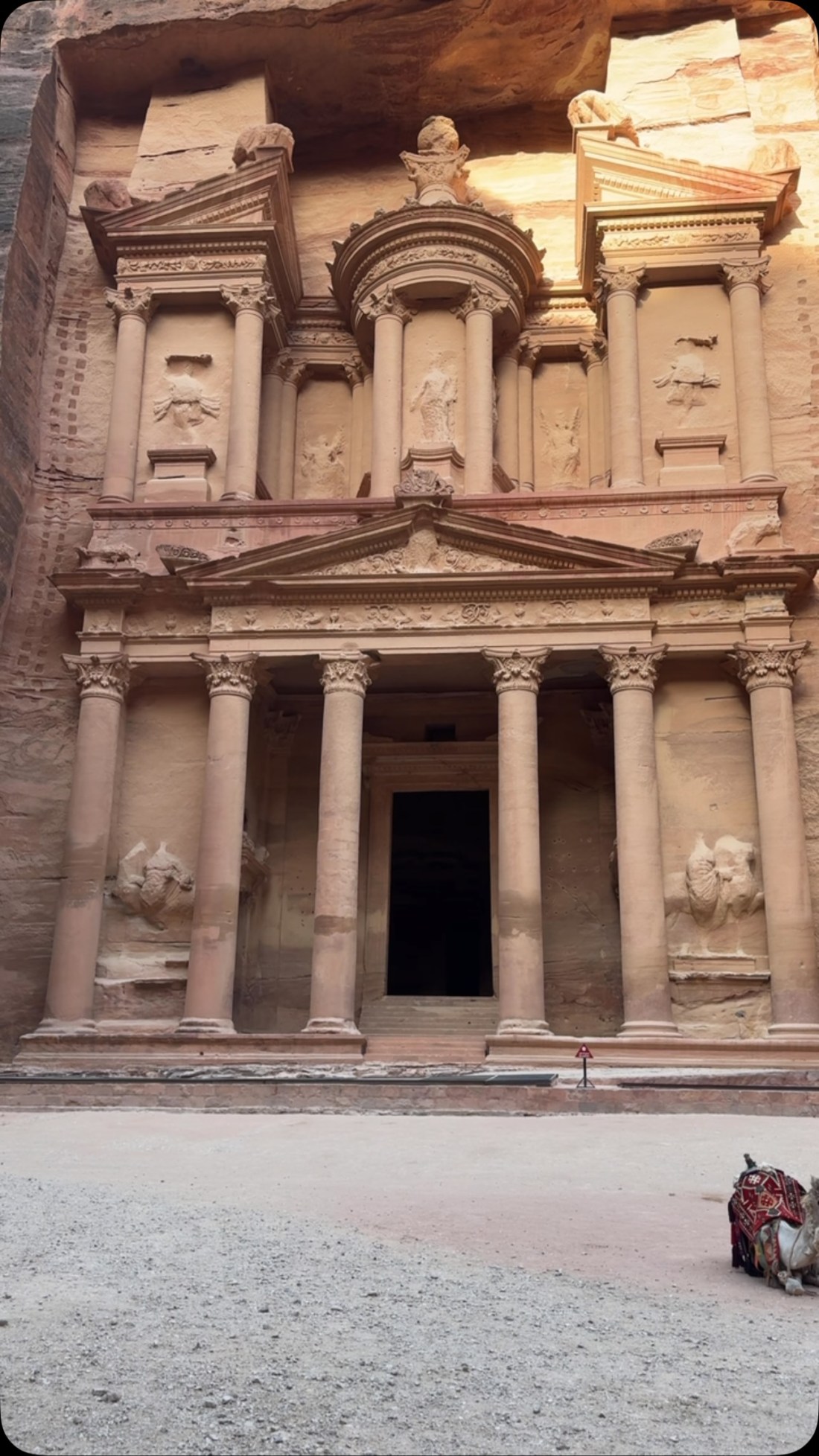 The Treasury at Petra, empty