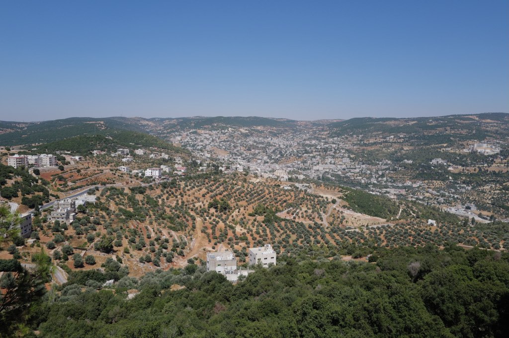 The Jordan Valley from Ajloun