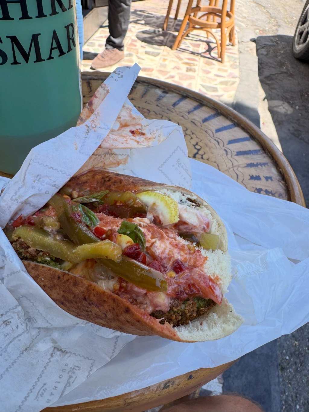 Falafel at Abu Mahjoub